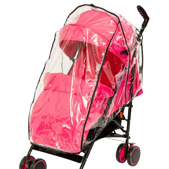 Little Bambino Universal Rain Cover for Pushchair Stroller Buggy Pram, Baby Travel Weather Shield Protection