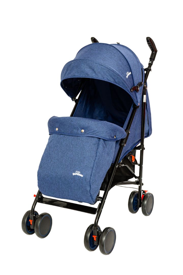 Foldable Reclinable Stroller Buggy Pram includes Rain Cover & Footmuff