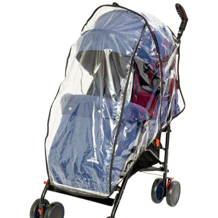 Little Bambino Universal Rain Cover for Pushchair Stroller Buggy Pram, Baby Travel Weather Shield Protection