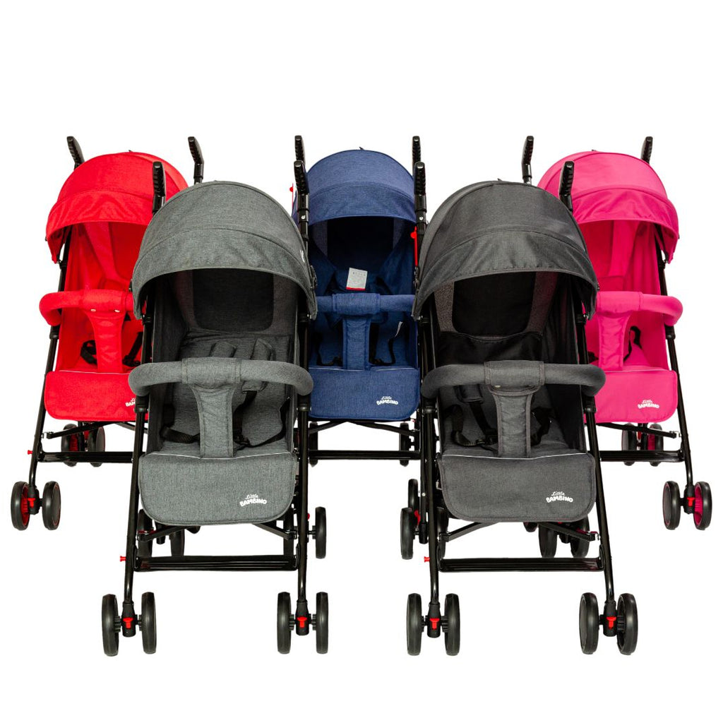 Foldable Reclinable Stroller Buggy Pram includes Rain Cover & Footmuff