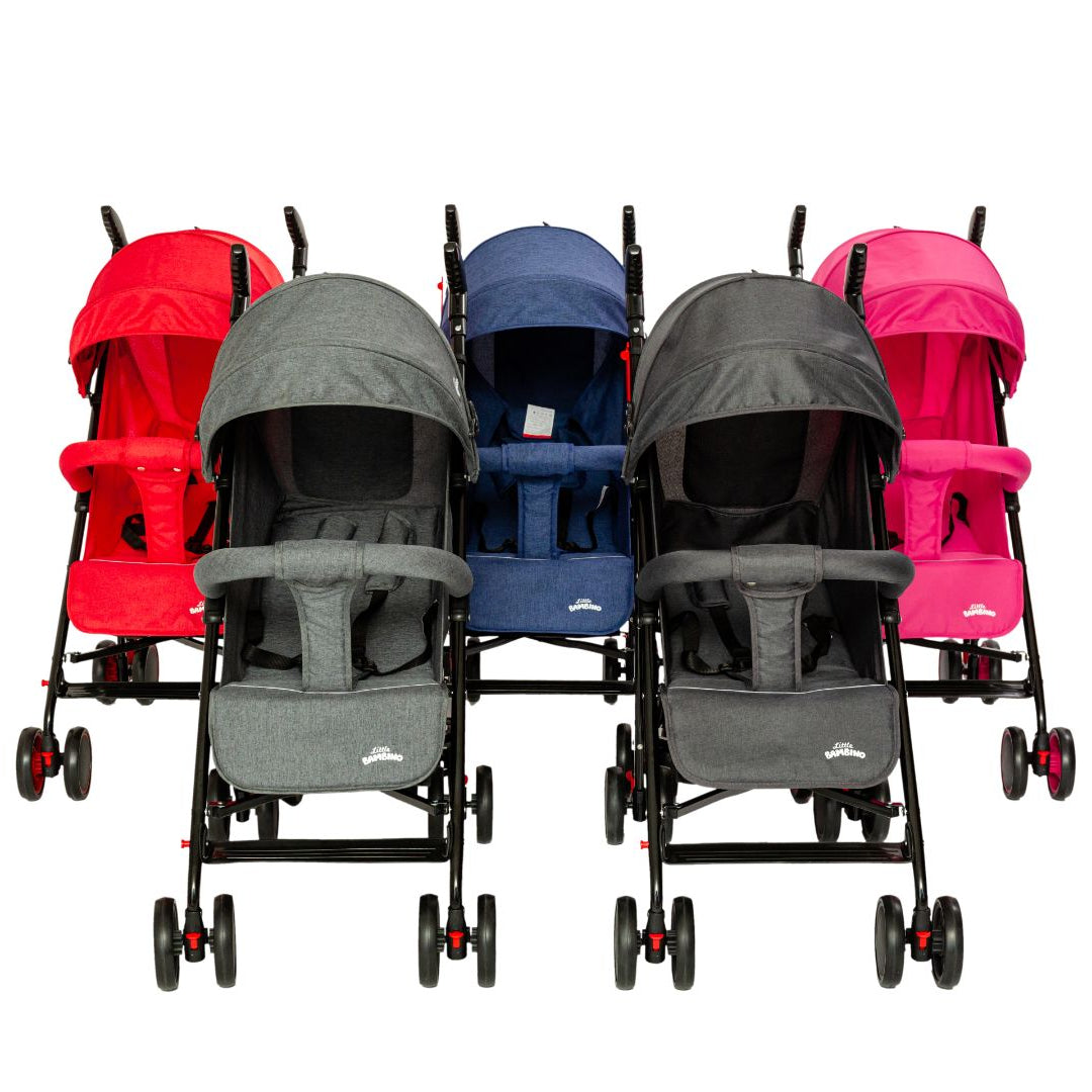 Foldable Reclinable Stroller Buggy Pram includes Rain Cover & Footmuff