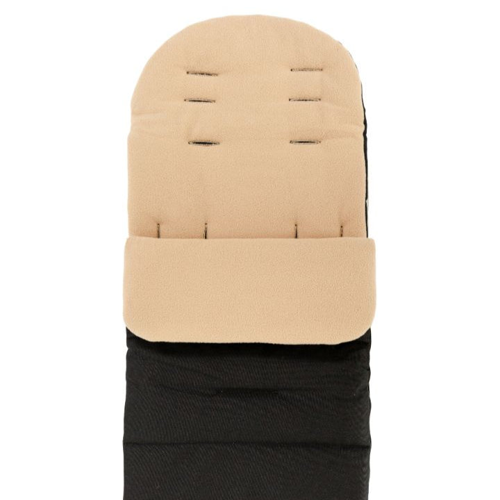 Footmuff Cosy Toes Fleece Lined Universal Fitting Strollers Prams Buggy Desert Sand