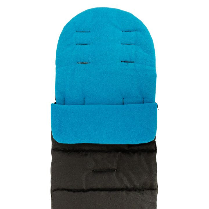 Footmuff Cosy Toes Fleece Lined Universal Fitting Strollers Prams Buggy Blue