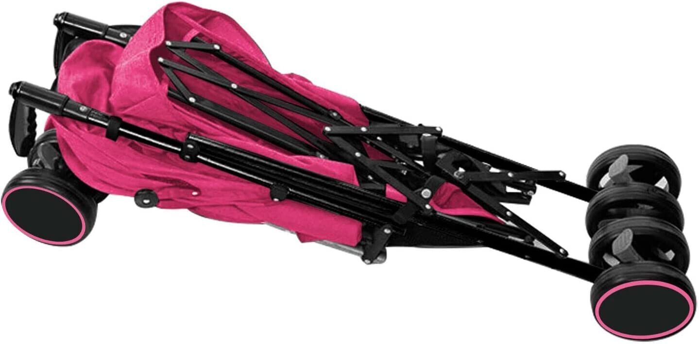 Foldable Reclinable Stroller Buggy Pram includes Rain Cover & Footmuff