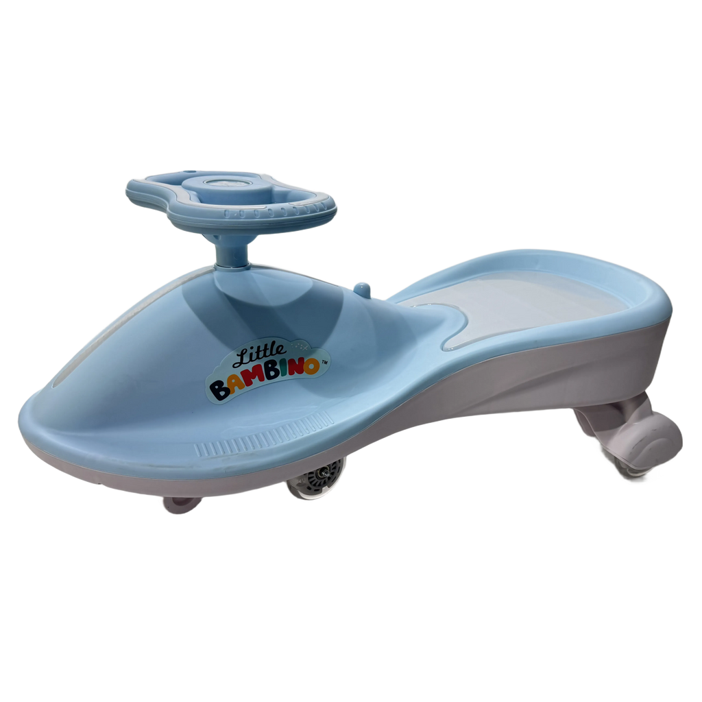 Wiggle Swing Car Ride On Swivel Push Scooter Children's Toddler Toy Baby Blue