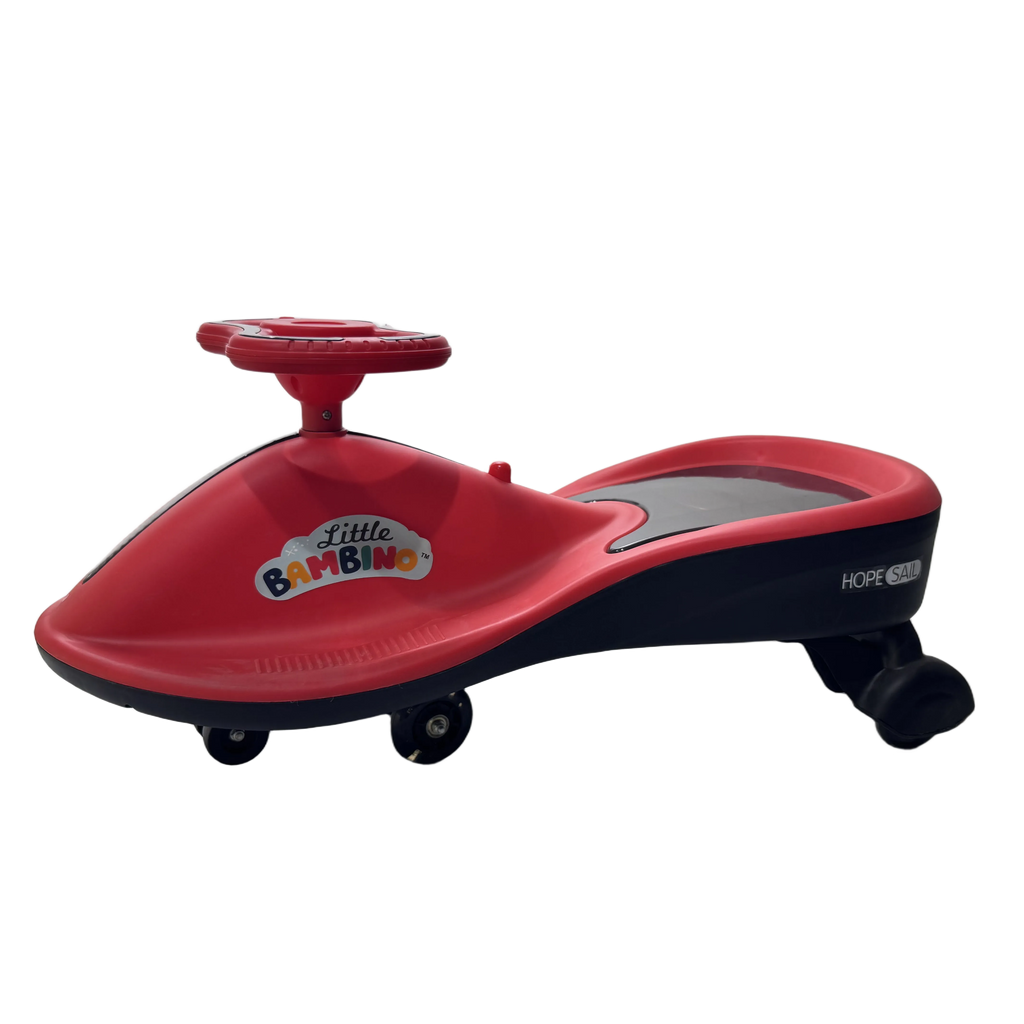 Wiggle Swing Car Ride On Swivel Push Scooter Children's Toddler Toy Red