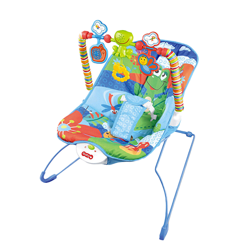 Baby Rocker Bouncer Reclining Vibrating Chair Soothing Music Vibrating