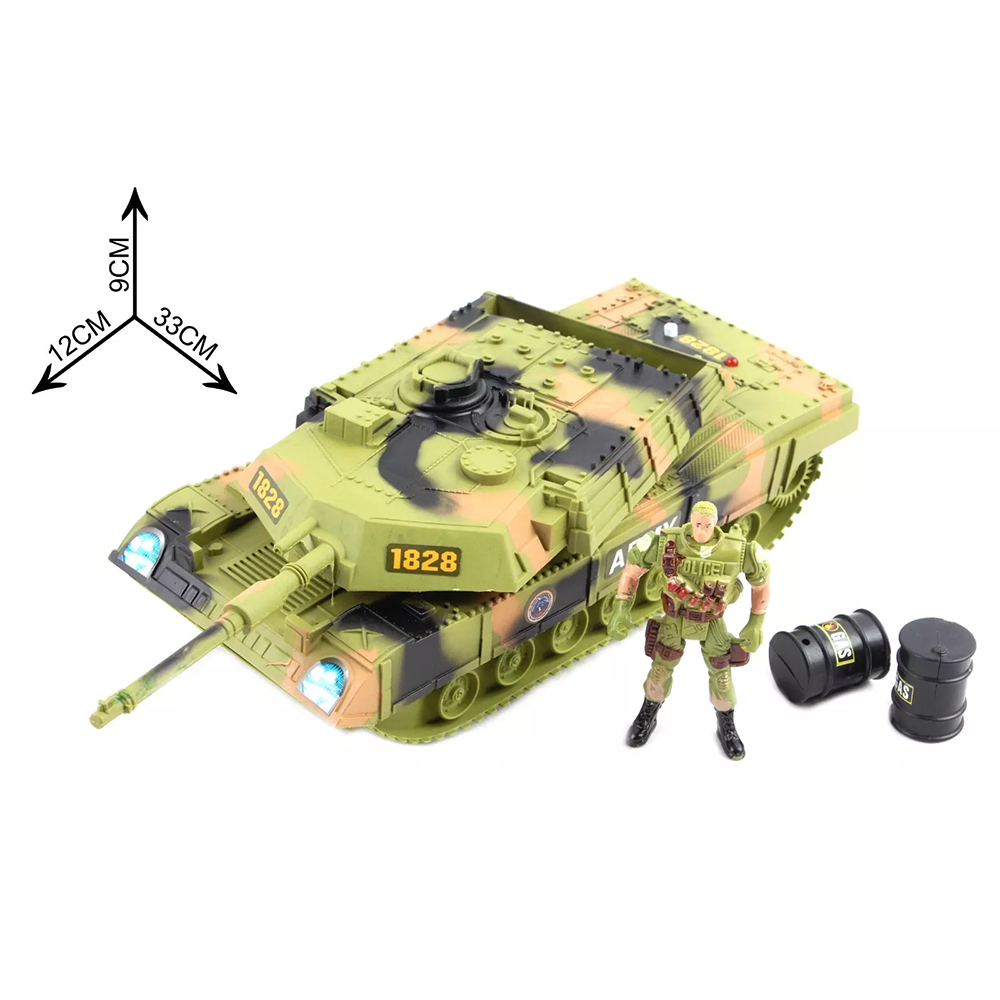Army Tank for Kids Military Soldier Man Gunner War Shooter Tank Military Tank