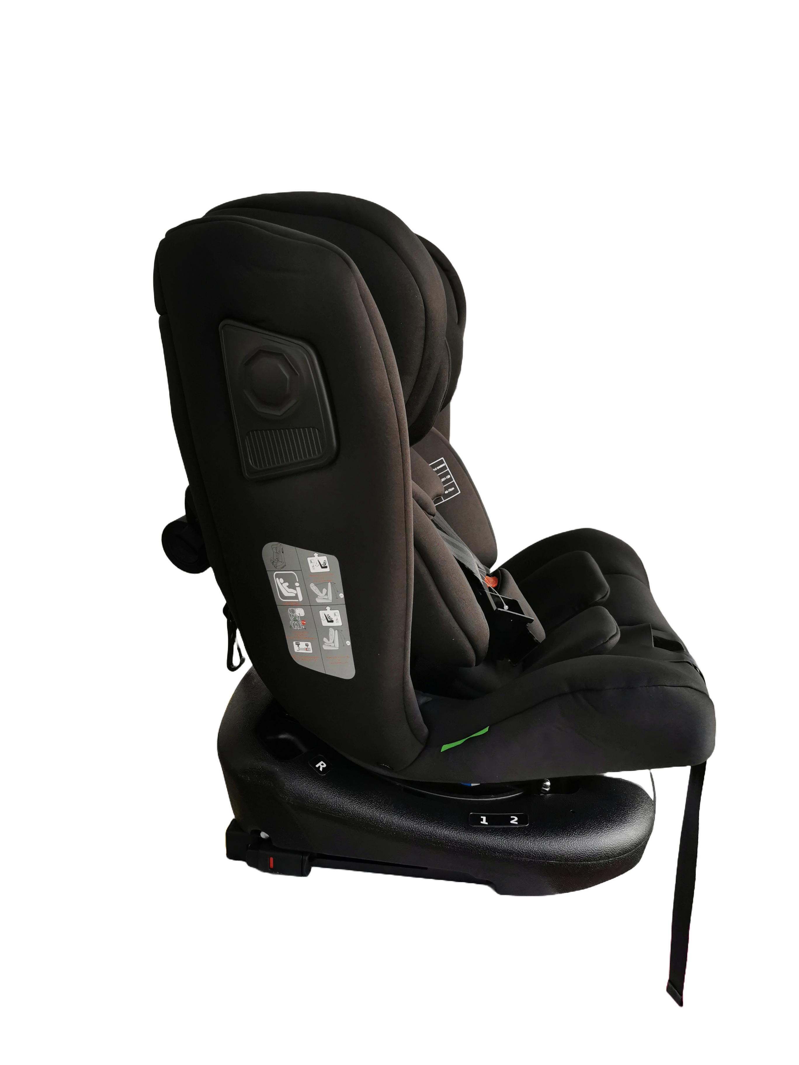 Child Car Seat Isofix Rotatable Booster Seat i-Size 40-150cm Universal