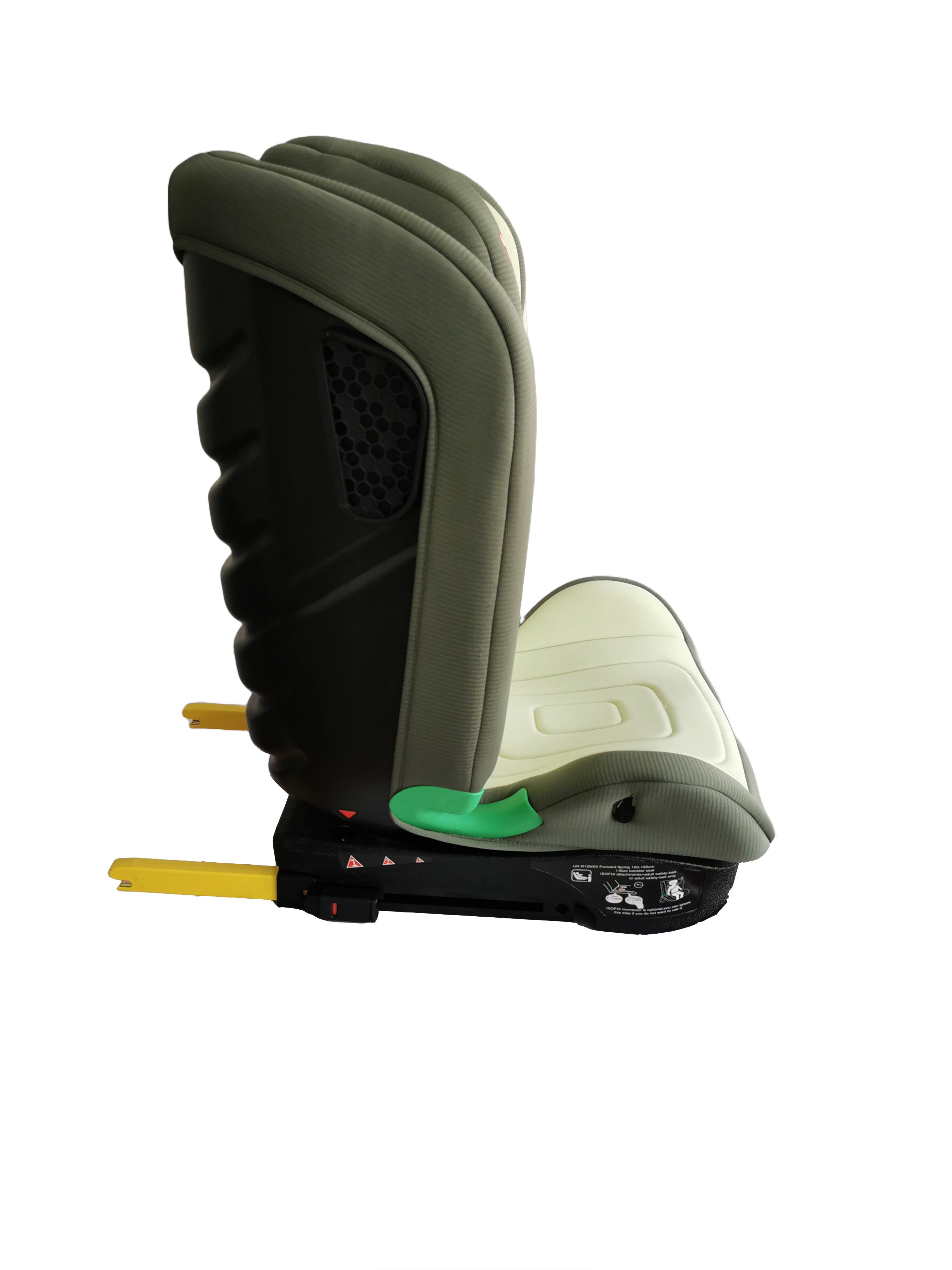 Child Car Seat Isofix FWD Facing Booster Seat i-Size 100-150cm 3-12 Yrs