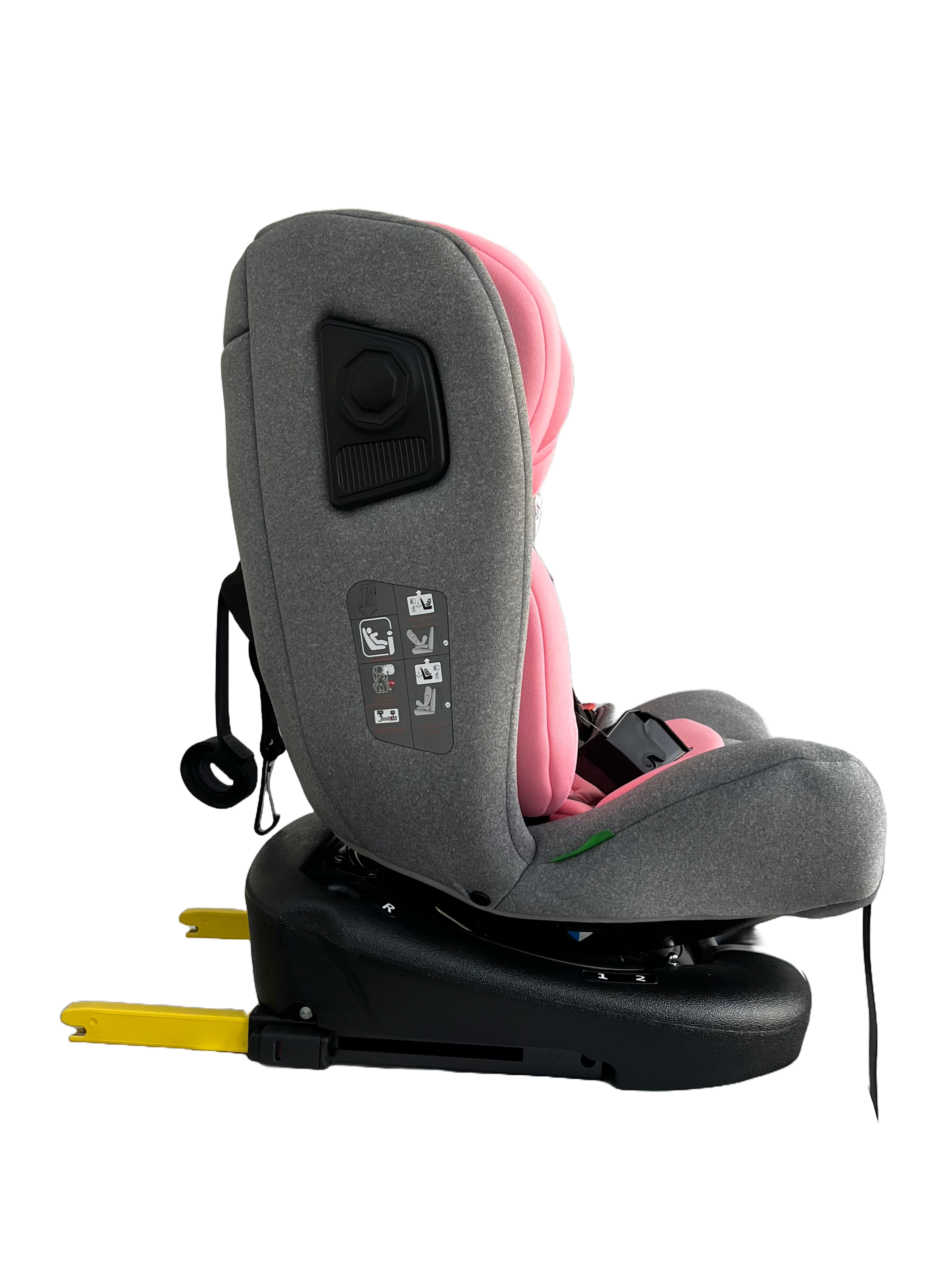Child Car Seat Isofix Rotatable Booster Seat i-Size 40-150cm Universal