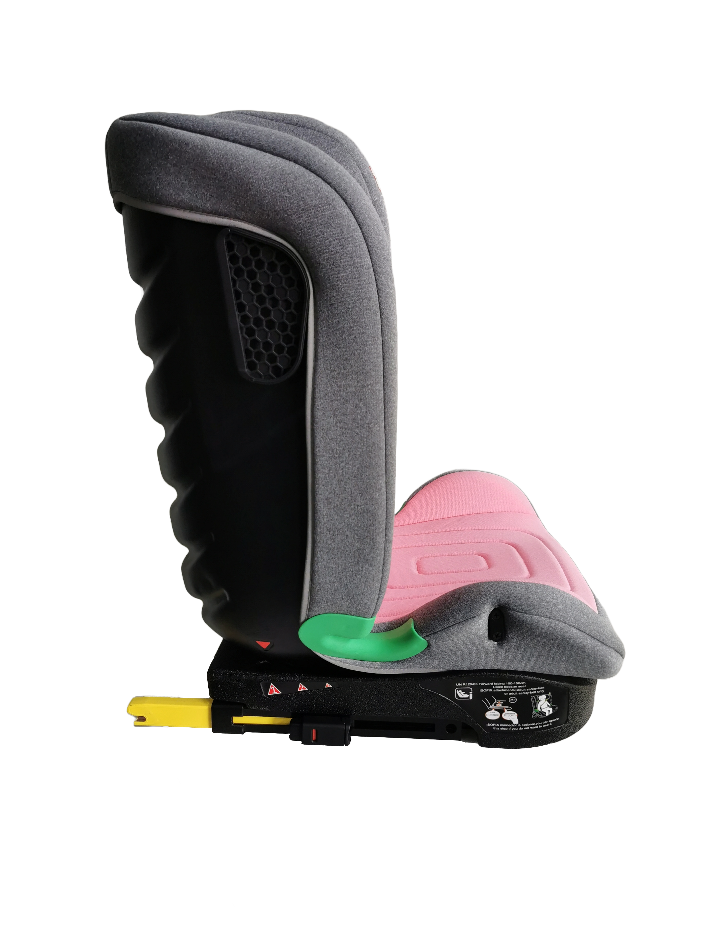 Child Car Seat Isofix FWD Facing Booster Seat i-Size 100-150cm 3-12 Yrs