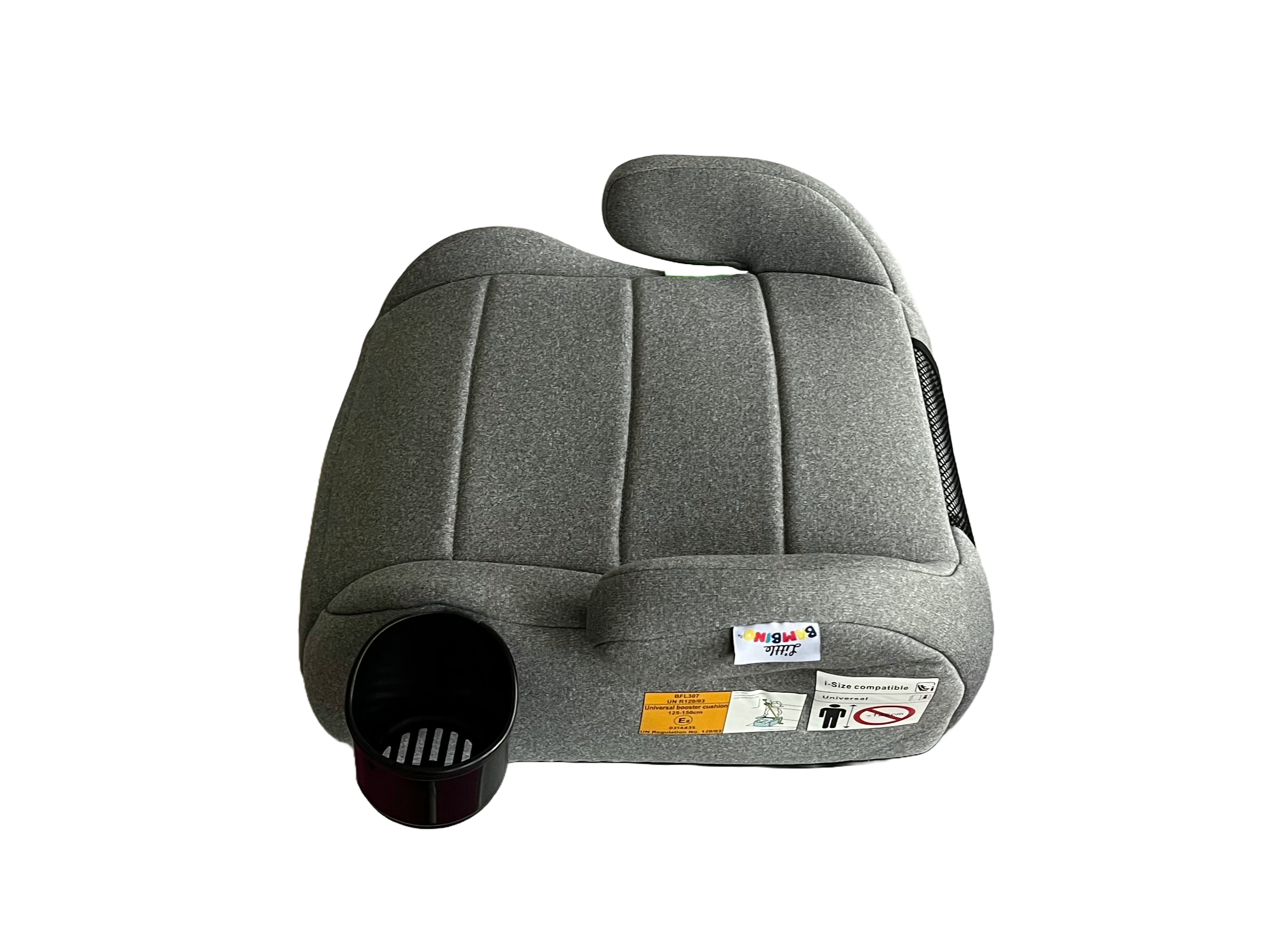 Children Booster Car Seat Universal Cushion i-Size 125-150cm 6-12Yrs