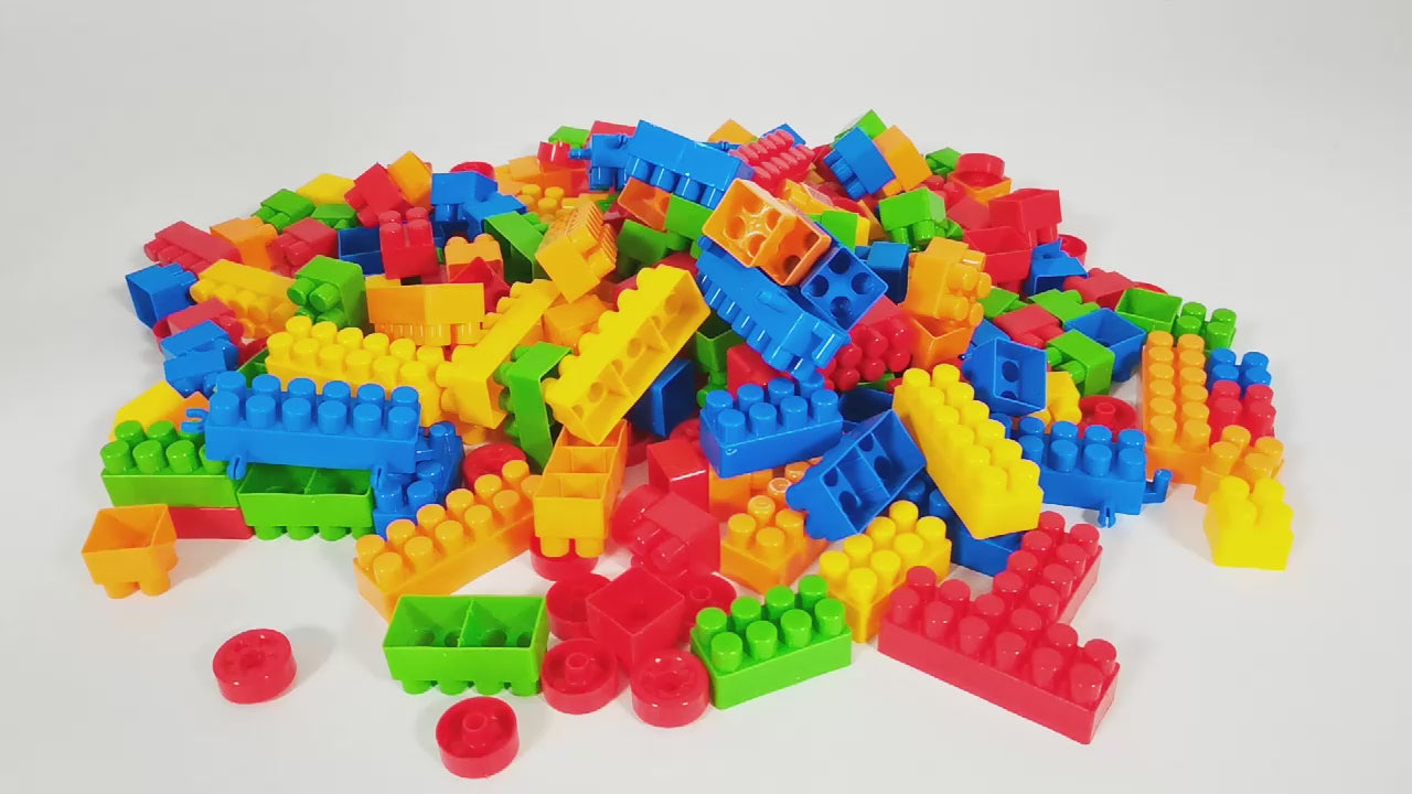Kids Building Blocks Creative DIY 3D Construction Bricks Educational Toy 360 Pcs