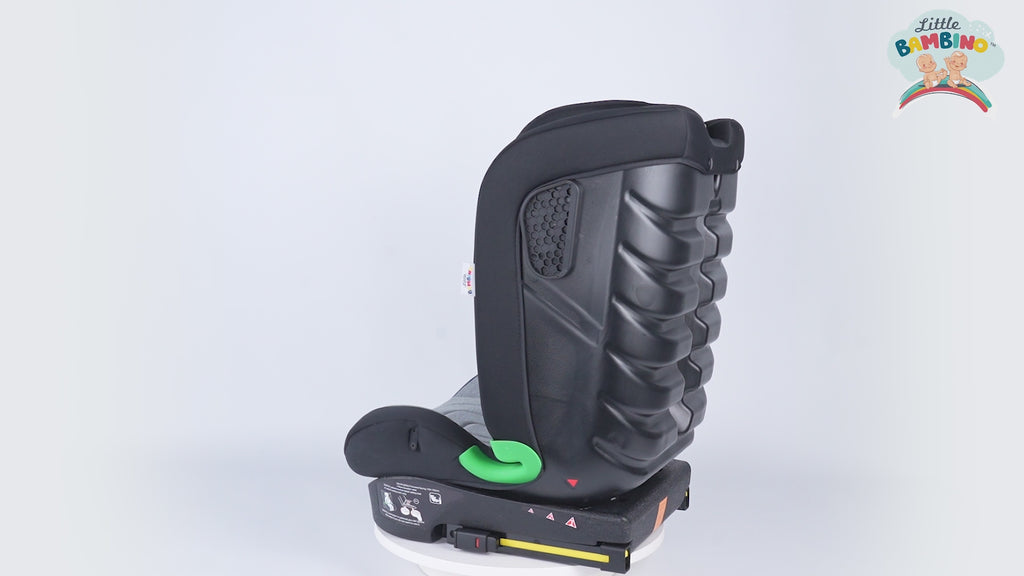 Child Car Seat Isofix FWD Facing Booster Seat i-Size 100-150cm 3-12 Yrs