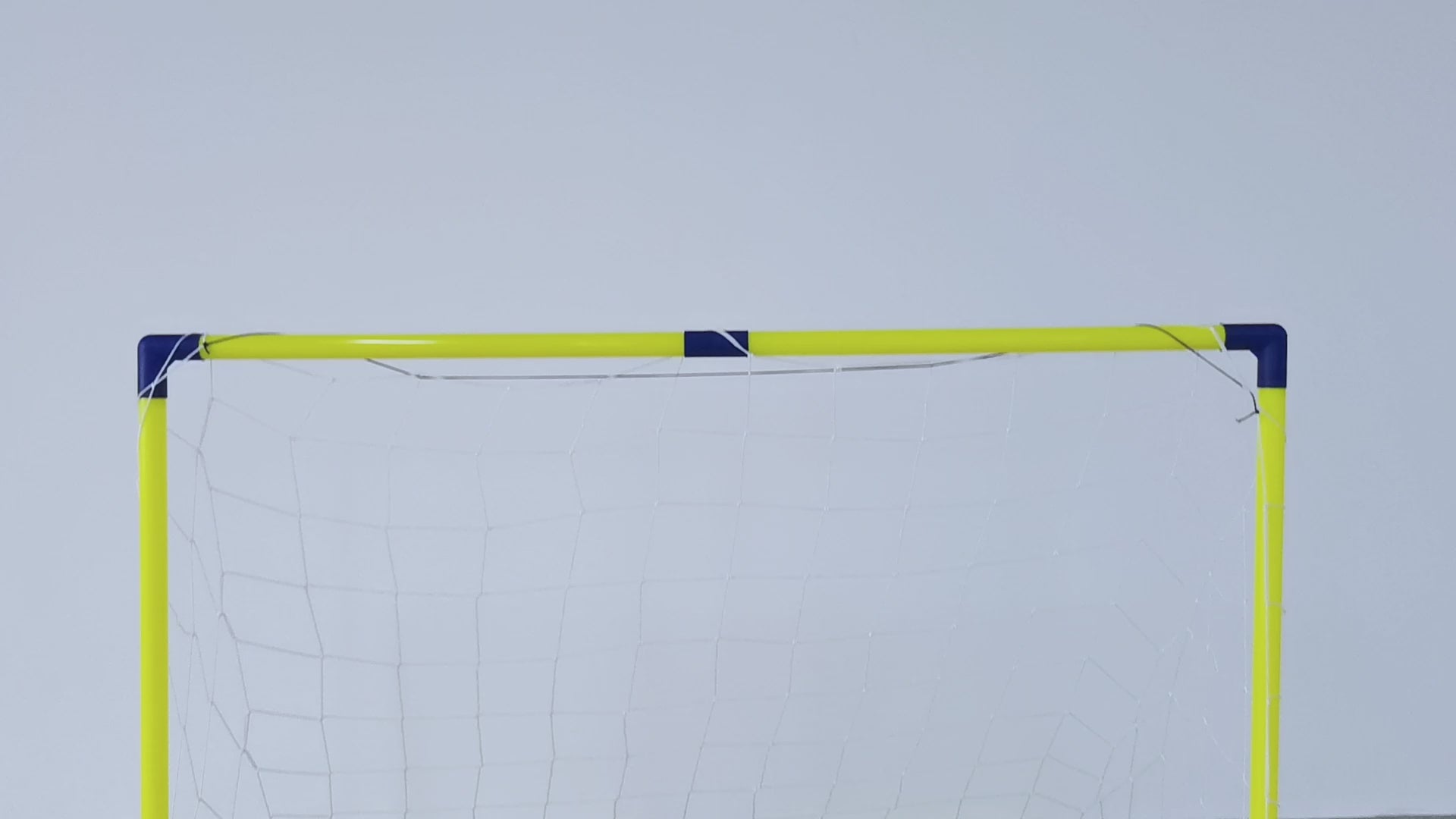 2 in 1 Football & Hockey Kids Goal Net Folding Set Ball Pucks Outdoor