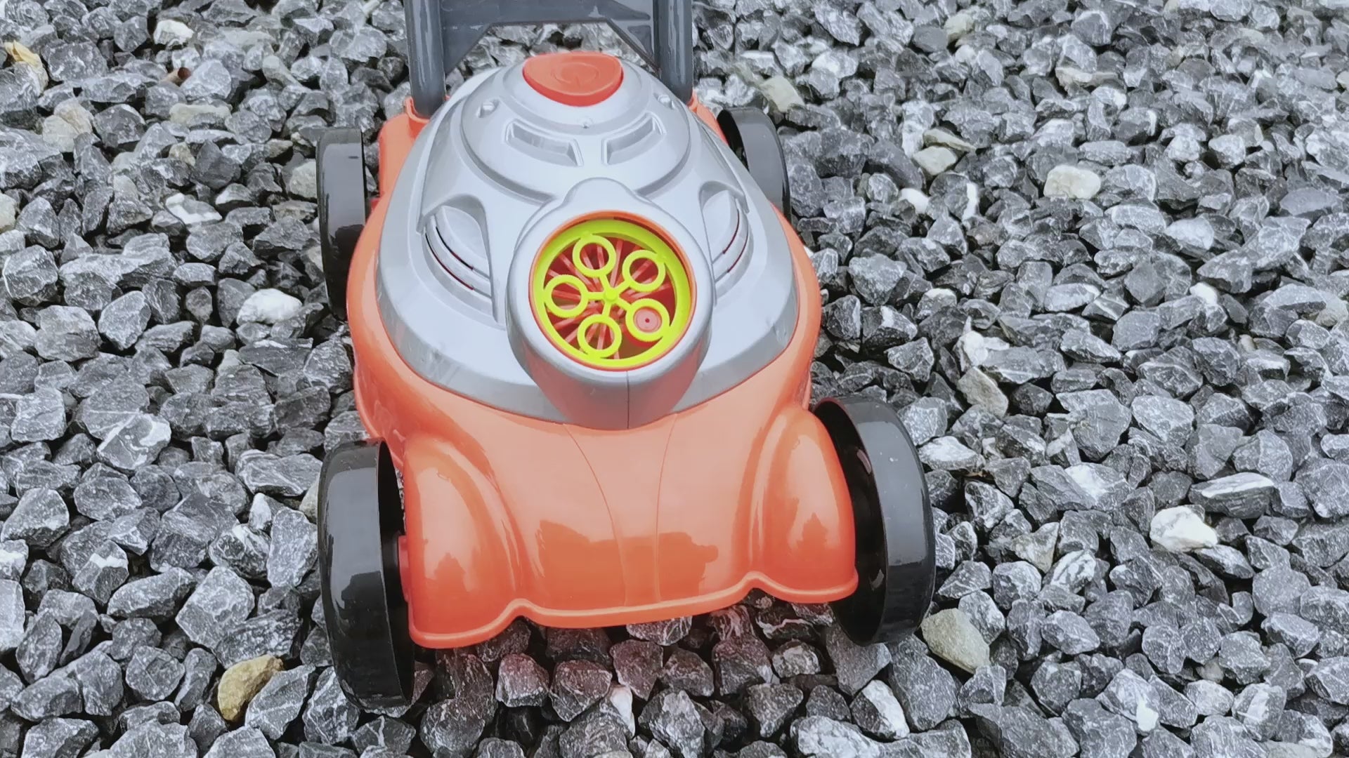 Bubble Blowing Lawn Mower Children's Kids Push Along Fun Outdoor Garden Toy