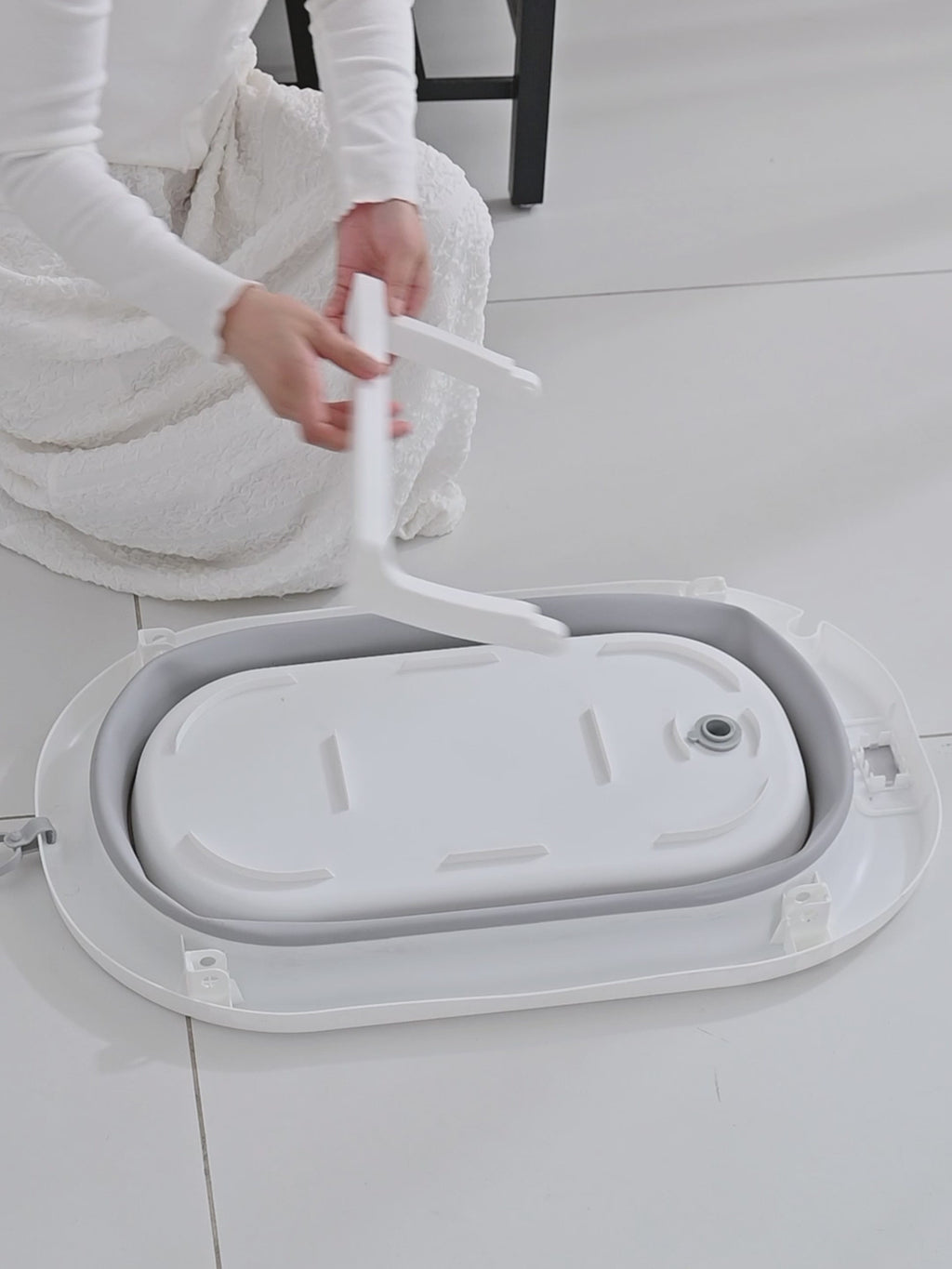 7 in 1 Baby Foldable Bathtub Anti Slip Bath Seat With Accessories Gift Set