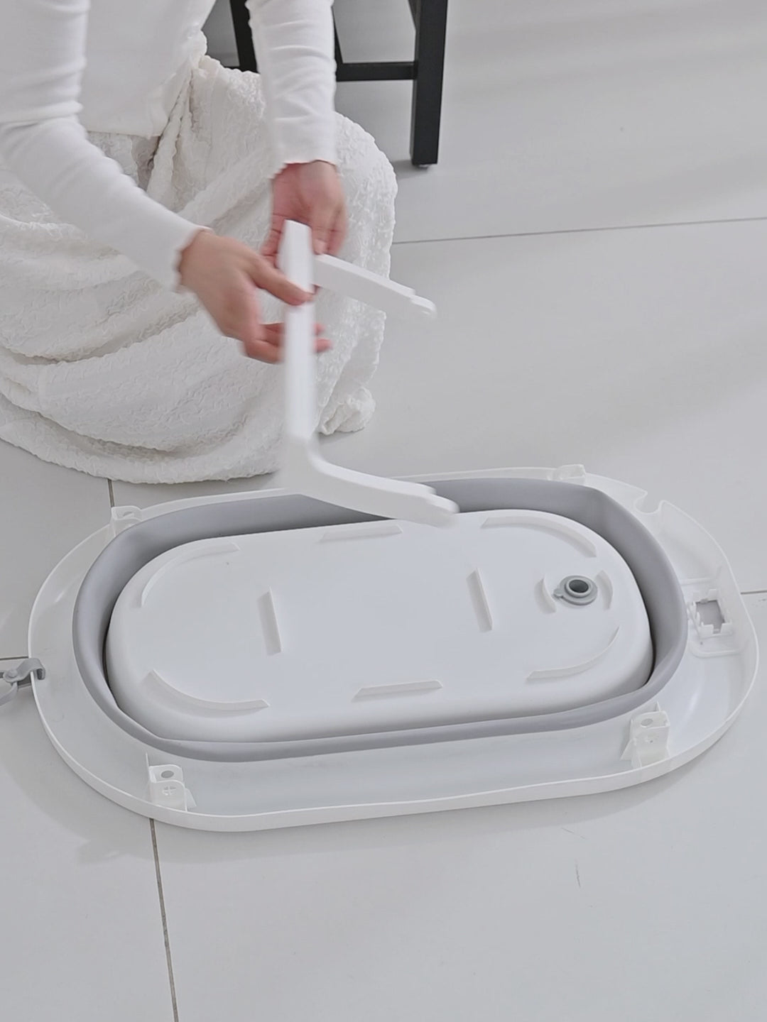 7 in 1 Baby Foldable Bathtub Anti Slip Bath Seat With Accessories Gift Set