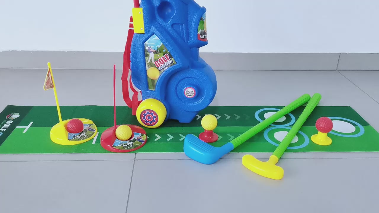 Mini Golf Club Toys Set Indoor Outdoor Kids Leisure Sports Practice Plastic
