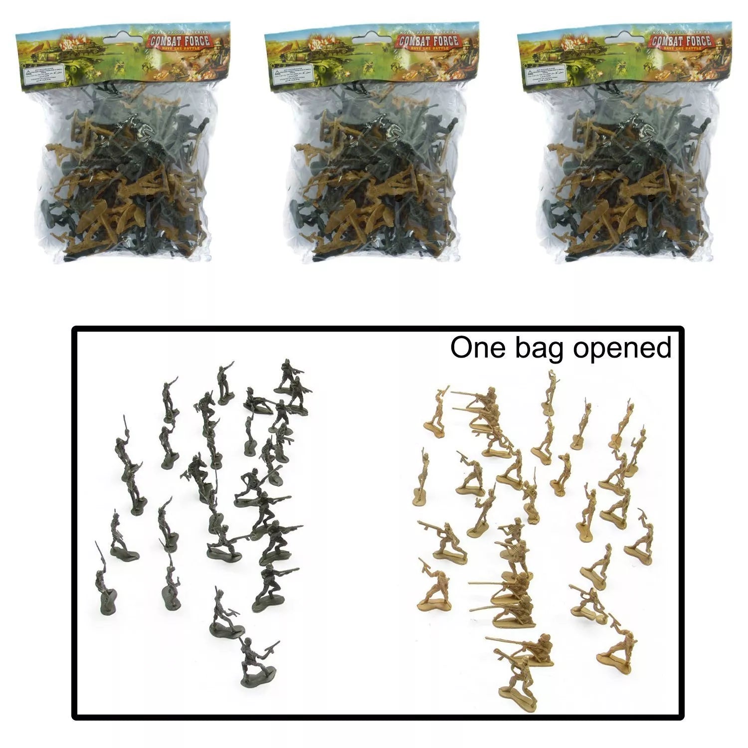 Army Soldiers 150 pcs Party Bag Filler Traditional Combat Men Army Figures