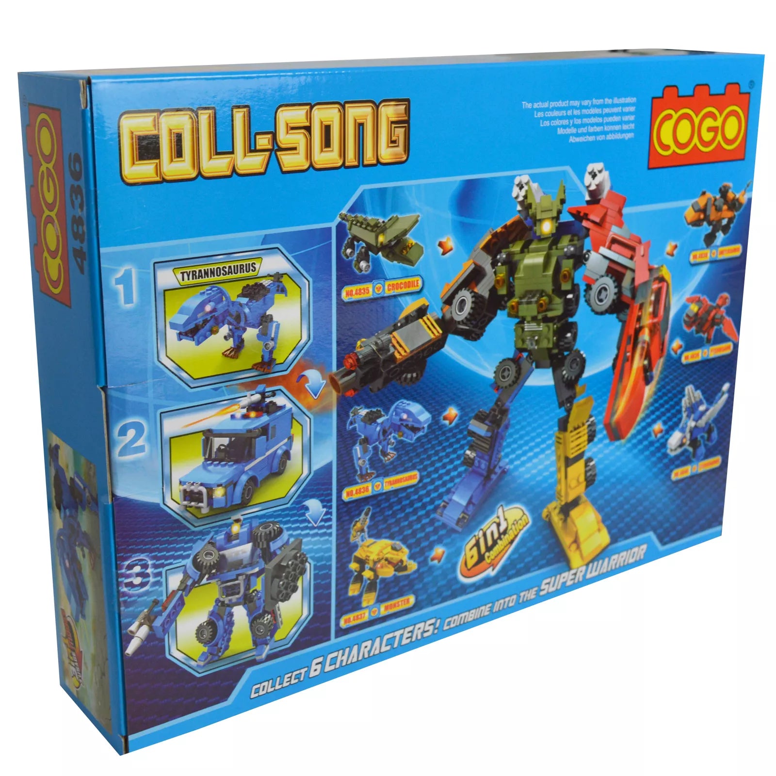 3 IN 1 Beast Jeep Robot Building Blocks Kids Toy Set Brand New Cogo Childrens