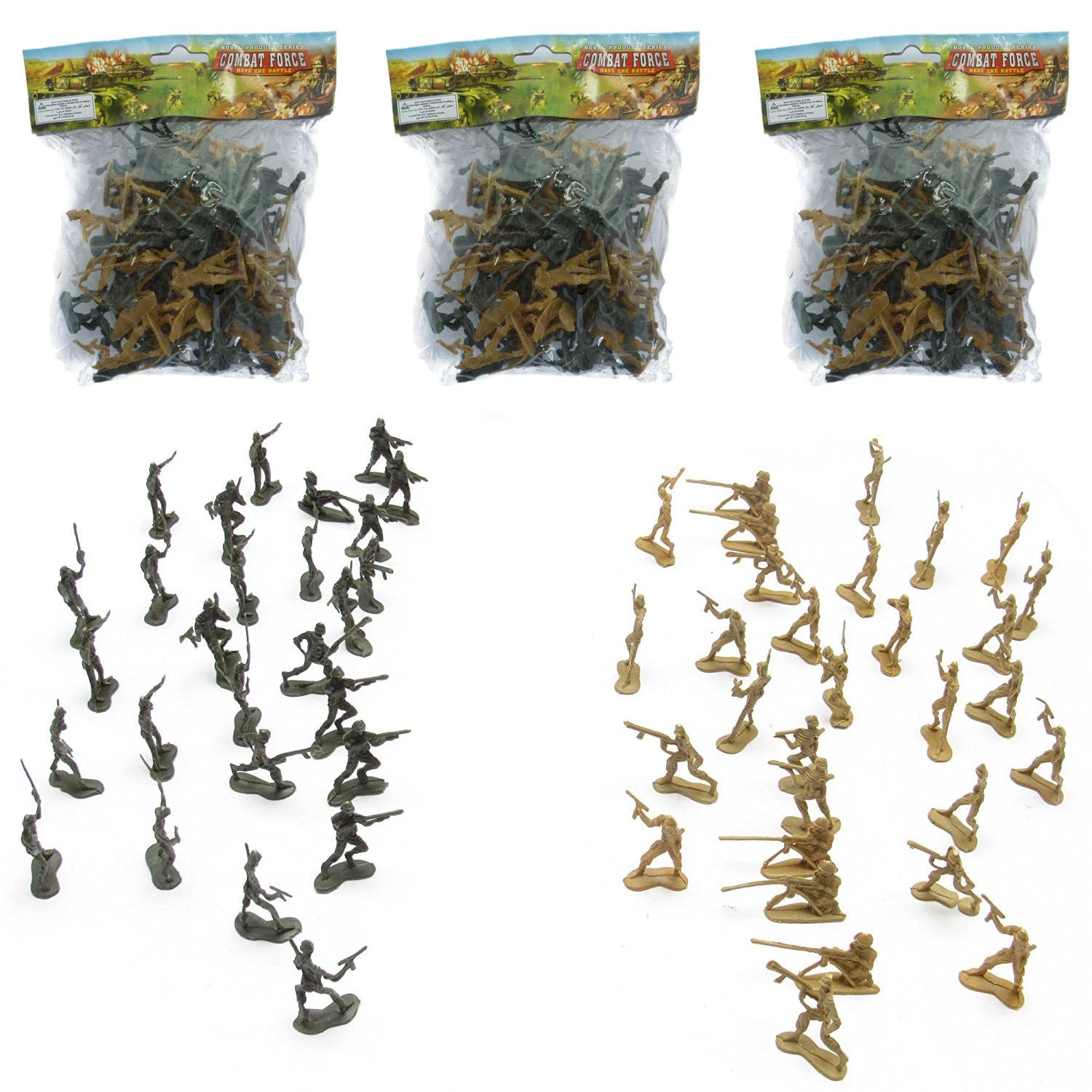 Army Soldiers 150 pcs Party Bag Filler Traditional Combat Men Army Figures