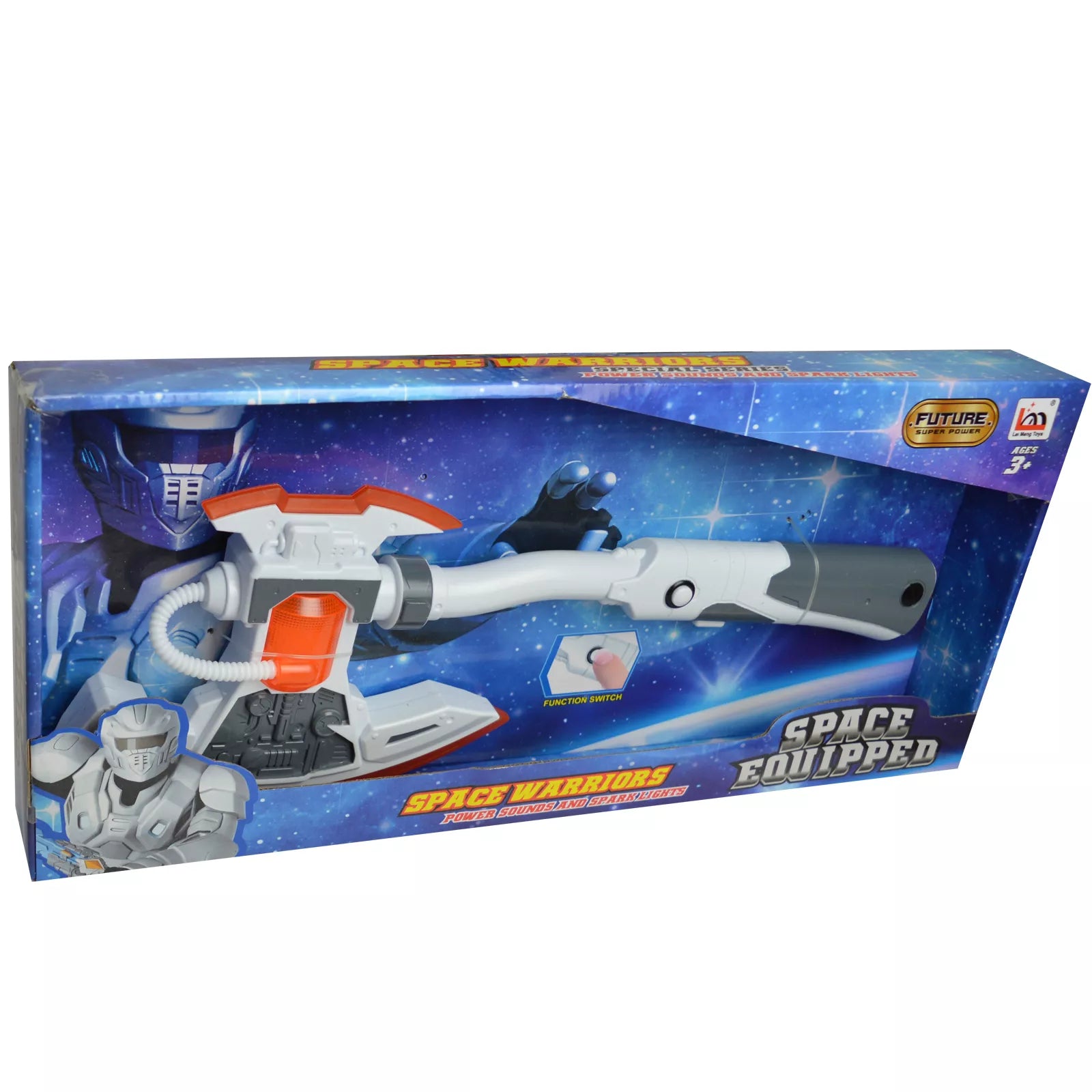 Space Warriors - Galactic Battle Axe Hand Held Toy Accessory Fancy Dress