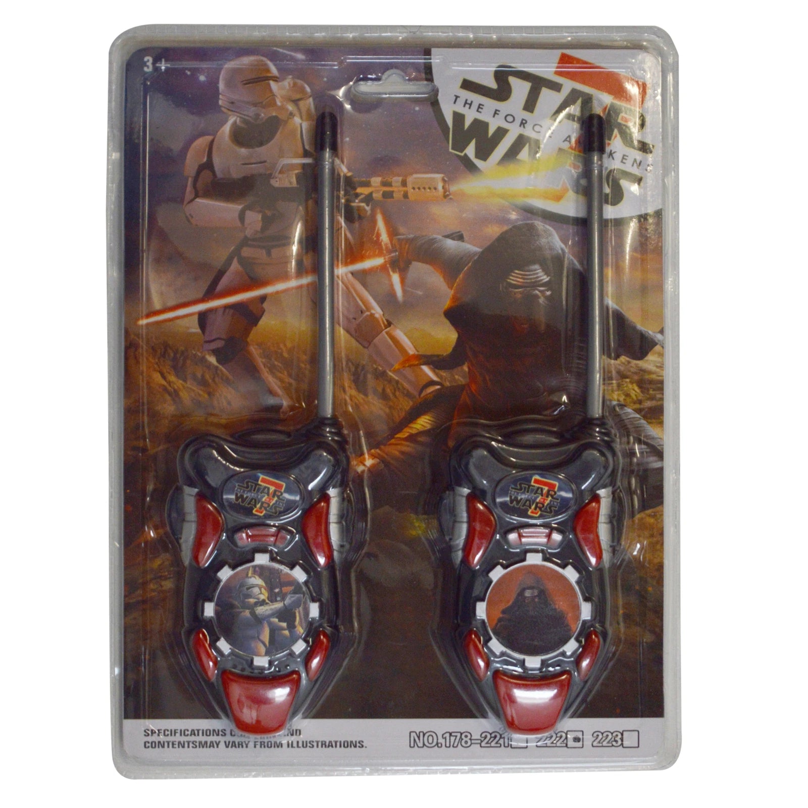 Star Wars The Force Awakens Series Battery Operated Walkie Talkie Toy Set