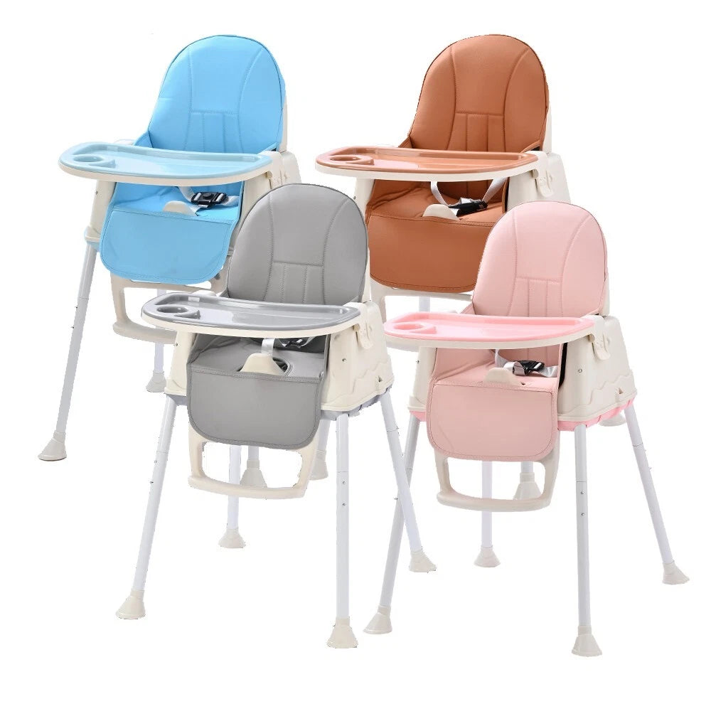 Share Baby Toddler Multipurpose Portable High Chair with Feeding Plate Adjustable