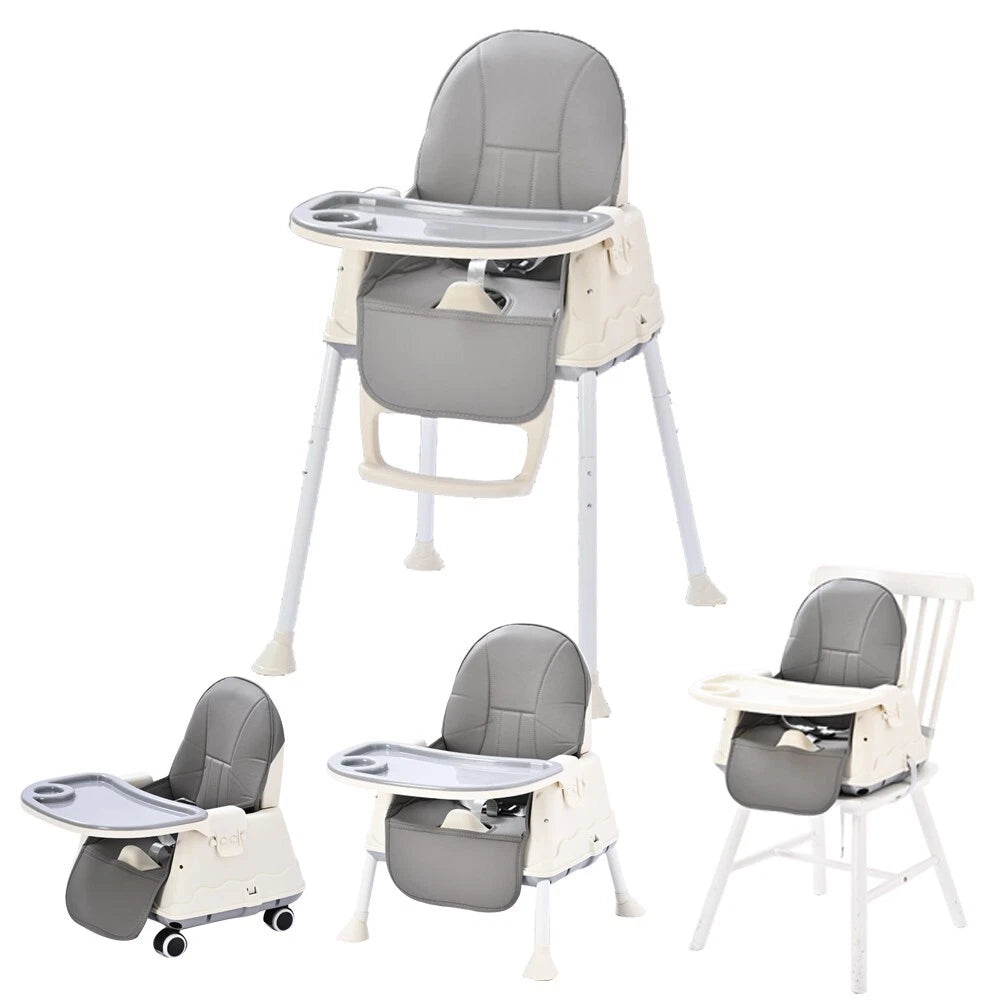 Share Baby Toddler Multipurpose Portable High Chair with Feeding Plate Adjustable