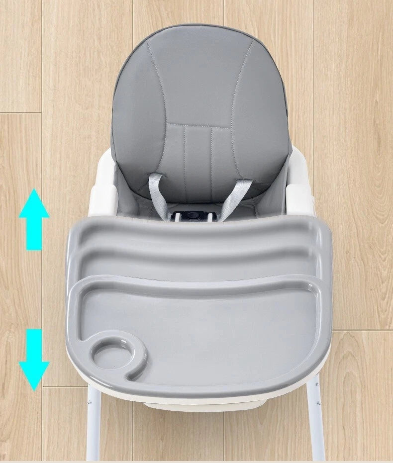Share Baby Toddler Multipurpose Portable High Chair with Feeding Plate Adjustable