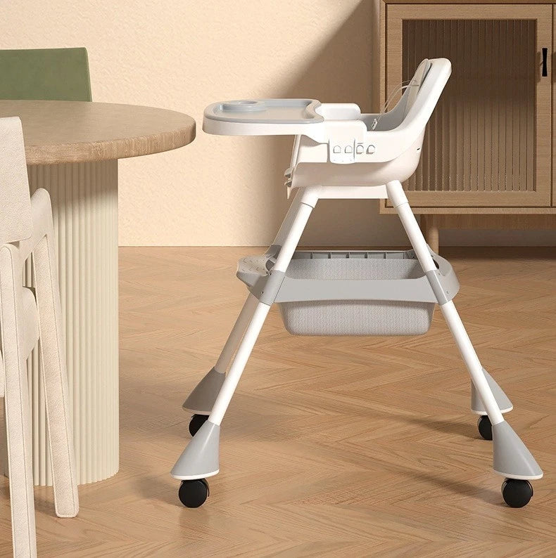 Baby Toddler High Chair Feeding Dining Tray Adjustable Height Multipurpose