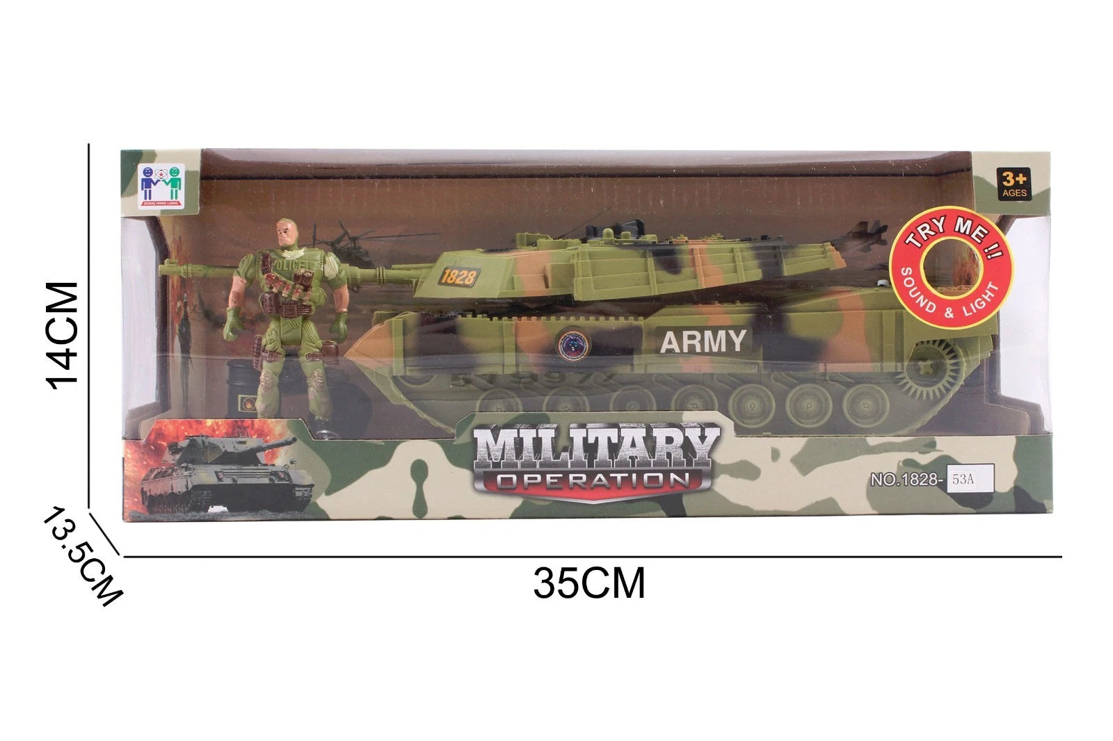 Army Tank for Kids Military Soldier Man Gunner War Shooter Tank Military Tank