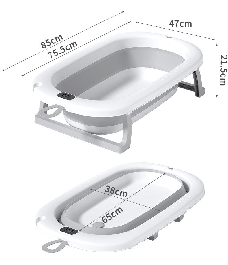 7 in 1 Baby Foldable Bathtub Anti Slip Bath Seat With Accessories Gift Set