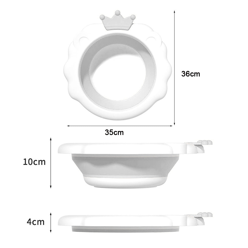 7 in 1 Baby Foldable Bathtub Anti Slip Bath Seat With Accessories Gift Set