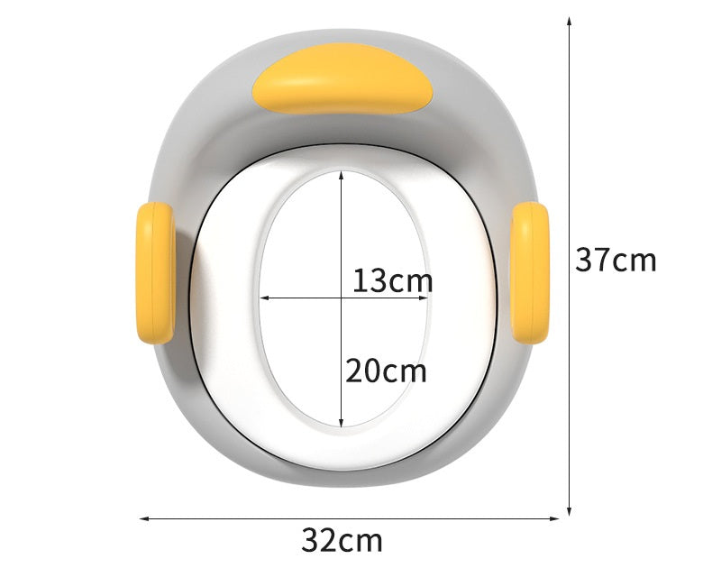 3in1 Baby Toddler Potty Training Toilet Detachable Seat Step Stool Portable Grey